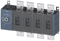 SIEMENS 3KD5440-0RE10-0 Switch disconnector 1600 A, size 5, 4-pole, front operating mechanism on left, basic unit
