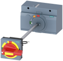 SIEMENS 3VA9467-0FK27 Door-coupling rotary operating mechanism EMERGENCY OFF, IEC IP65 with door interlock, illumination kit