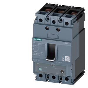 SIEMENS 3VA1110-4EF32-0AA0 circuit breaker 3VA1 IEC Frame 160 breaking capacity class S Icu=36 kA @ 415 V 3-pole, line protection TM240, ATAM, In=100 A overload protection Ir=70 A...100 A short-circuit protection Ii=5...10 x In nut keeper kit