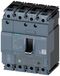 SIEMENS 3VA1163-4EF42-0AA0 Circuit breaker 3VA1 IEC frame 160 breaking capacity class S Icu=36 kA @ 415 V