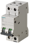 SIEMENS 5SL4202-7 Miniature circuit breaker 400 V 10 kA, 2-pole, C, 2 A