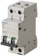 SIEMENS 5SL6216-7 Miniature circuit breaker 400 V 6 kA, 2-pole, C, 16 A