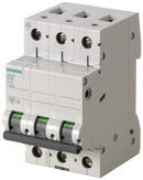 SIEMENS 5SL6304-7 Miniature circuit breaker 400 V 6 kA, 3-pole, C, 4 A