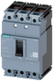 SIEMENS 3VM1110-3ED32-0AA0 circuit breaker 3VM1 IEC frame 160 breaking capacity class N Icu=25kA @ 415V 3-pole, line protection TM210, FTFM, In=100A overload protection Ir=10...