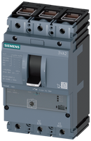 SIEMENS 3VA2163-7MS36-0AA0 circuit breaker 3VA2 IEC frame 160 breaking capacity class C Icu=110kA @ 415V 3-pole, starter protection ETU310M, I, In=63A without overload protec...