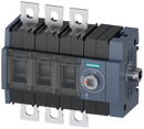 SIEMENS 3KD3834-0NE40-0 Switch disconnector 250 A, size 2, 3-pole, lateral operating mechanism on right, basic unit