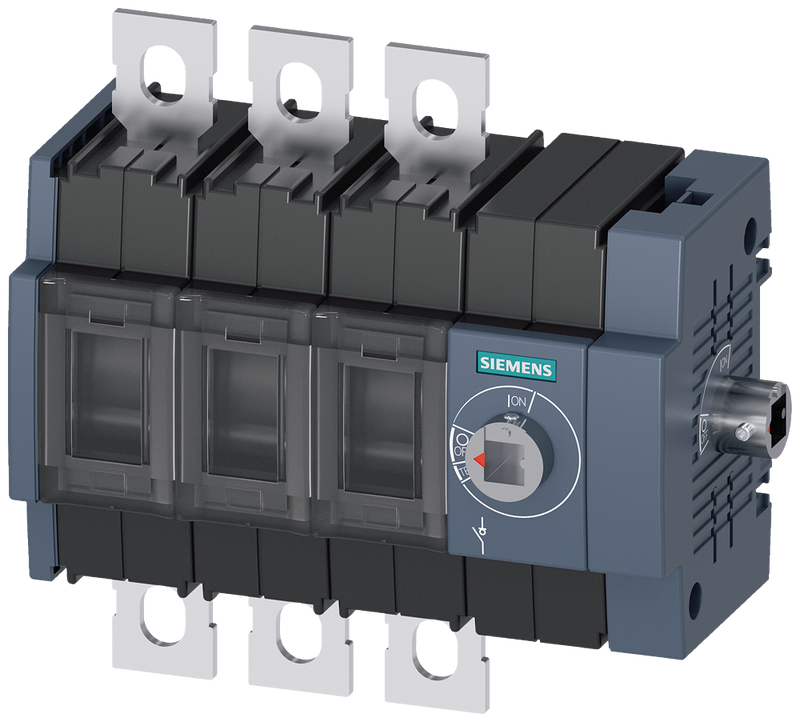 SIEMENS 3KD3834-0NE40-0 Switch disconnector 250 A, size 2, 3-pole, lateral operating mechanism on right, basic unit