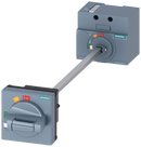 SIEMENS 3VM9117-0FK21 door-coupling rotary op. mech. standard IEC IP65 with door interlock accessory for: 3VM 100/160