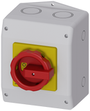 SIEMENS 3LD2165-3VB53 SENTRON, 3LD switch disconnector, EMERGENCY OFF switch, 6-pole, Iu: 25 A