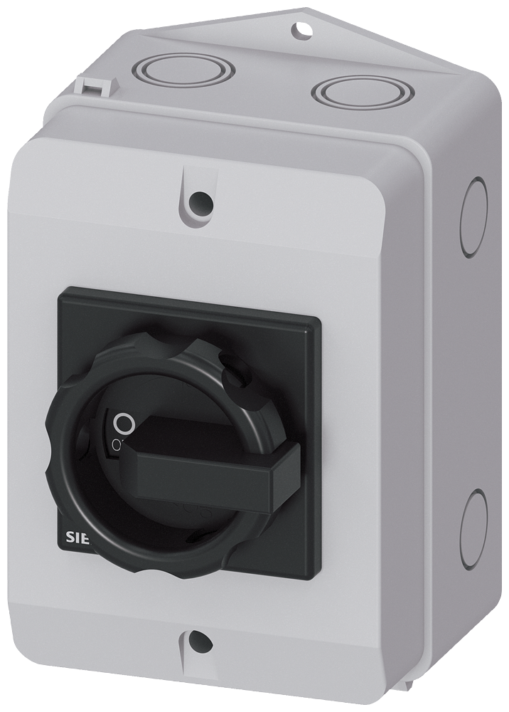 SIEMENS 3LD2164-2TD51-0AE2 SENTRON, Switch disconnector 3LD, main switch, 3-pole, Iu: 25 A, Operating power / at AC-23 A at 400 V: 9.5 kW, molded-plastic encapsulation for me...