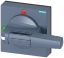 SIEMENS 8UD18412AD01 Handle with masking plate standard, size 100 x 100, for shaft 8 x 8, 0-I