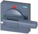 SIEMENS 8UD18412AF01 Handle with masking plate standard, size 100 x 100, for shaft 8 x 8, Test-0-I