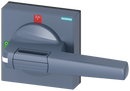 SIEMENS 8UD18513AF01 Handle with masking plate standard, size 100x 100, for shaft 10x 10, Test-0-I