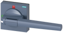 SIEMENS 8UD18614AF01 Handle with masking plate standard, size 100x 100, for shaft 12x 12, Test-0-I