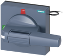 SIEMENS 8UD18412CD01 Handle with masking plate standard with lighting, size 100x 100, for shaft 8x 8