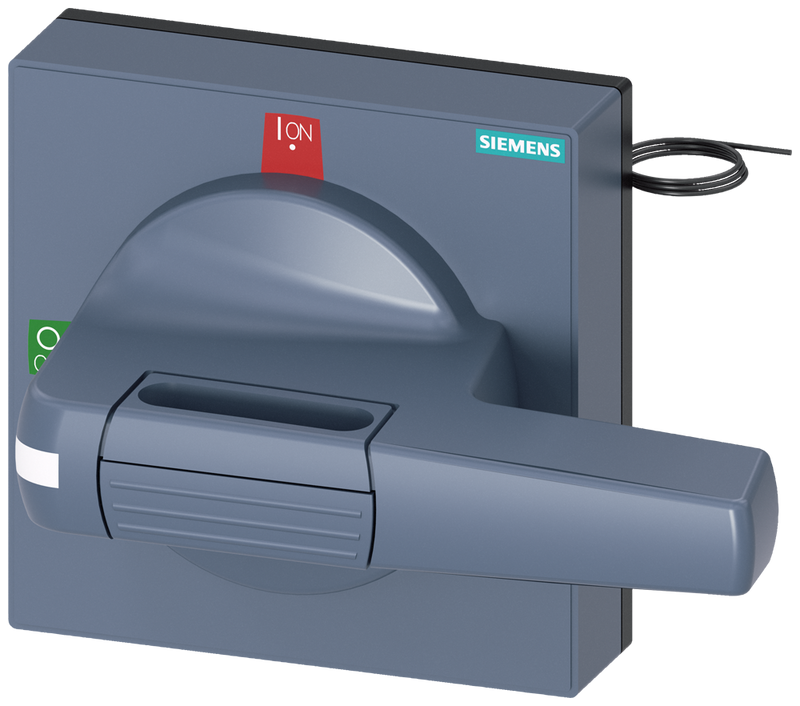 SIEMENS 8UD18412CD01 Handle with masking plate standard with lighting, size 100x 100, for shaft 8x 8