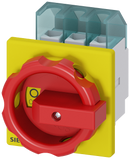 SIEMENS 3LD2103-0TK53 SENTRON, 3LD switch disconnector, EMERGENCY OFF switch, 3-pole, Iu: 25 A