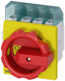 SIEMENS 3LD2203-1TL53 SENTRON, 3LD switch disconnector, EMERGENCY OFF switch, 4-pole, Iu: 32 A