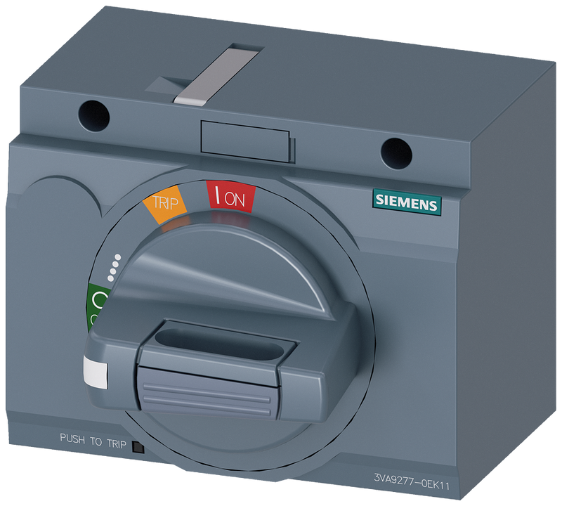 SIEMENS 3VA9277-0EK11 Front mounted rotary operator standard IEC IP30/40 for 3VA6 150/250 3VA5 250