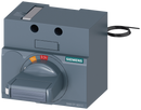 SIEMENS 3VA9137-0EK13 Front mounted rotary operator standard IEC IP30/40 24V DC illumination kit for 3VA5 125