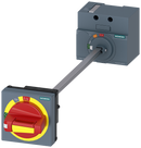SIEMENS 3VA9137-0FK25 Door mounted rotary operator EMERG. OFF IEC IP65 with door interlocking for 3VA4/5 125