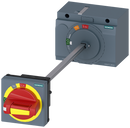 SIEMENS 3VA9277-0FK25 Door mounted rotary operator EMERG. OFF IEC IP65 for 3VA6 150/250 3VA5 250