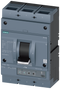 SIEMENS 3VA2580-7HN32-0AA0 circuit breaker 3VA2 IEC frame 1000 breaking capacity class C Icu=110kA @ 415V 3-pole, line protection ETU350, LSI, In=800A overload protection Ir=...