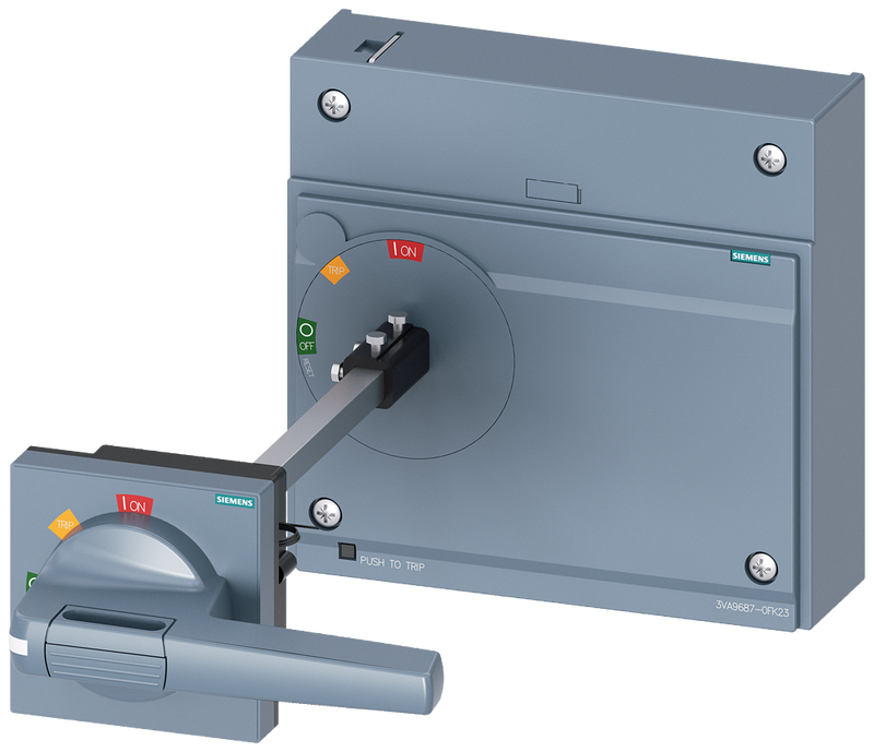 SIEMENS 3VA9687-0FK23 Door-coupling rotary operating mechanism standard, IEC IP65 with door interlock, illumination kit