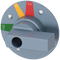 SIEMENS 3VA9477-0GC01 Supplementary handle for door mounted rotary operator standard for 3VA6 150/250