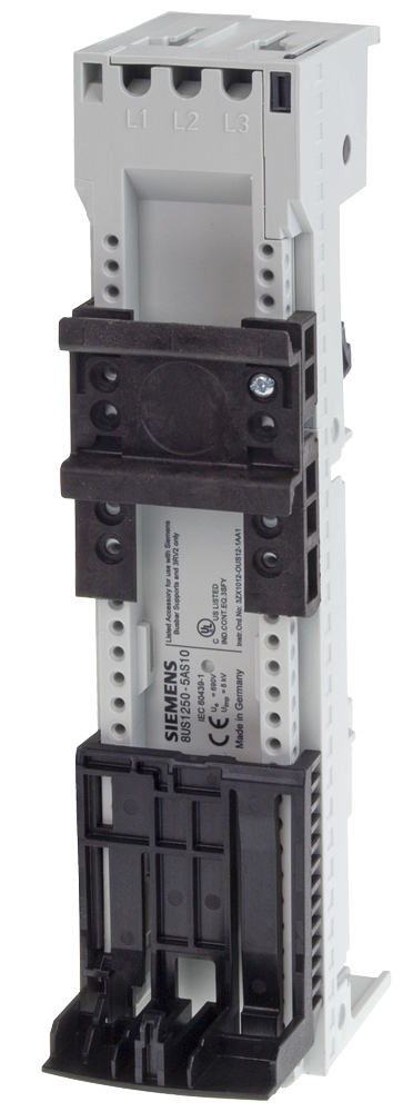 SIEMENS 8US1250-5AS10 Device holder, 45x 200 mm long for 60 mm busbar system, spacer