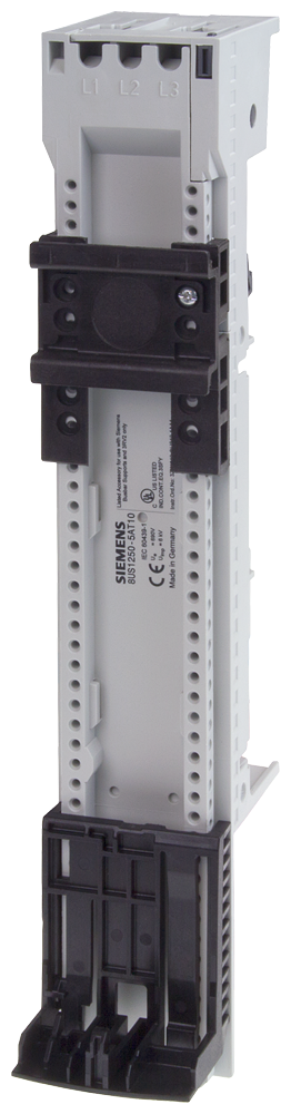 SIEMENS 8US1250-5AT10 Device holder, 45x 260 mm long for 60 mm busbar system, spacer
