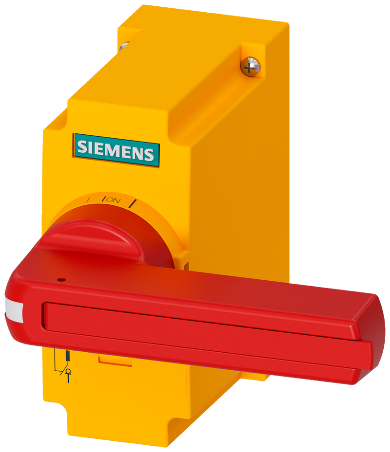 SIEMENS 3KF92012AA00 Accessories for 3KF size 2 direct op. mech.. red/yellow lockable in OFF position