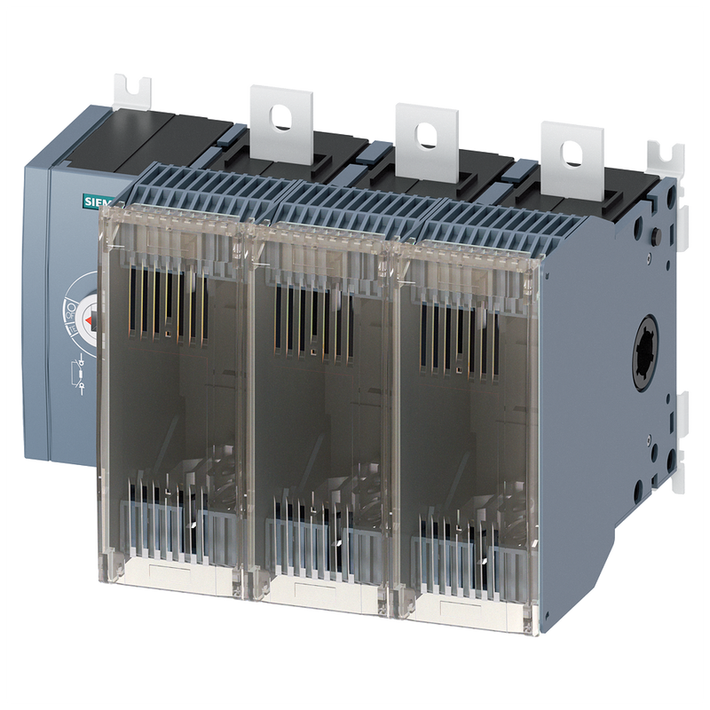 SIEMENS 3KF43400LF11 Switch disconnector with fuse 400 A, size 4, 3-pole for LV HRC fuse size 1