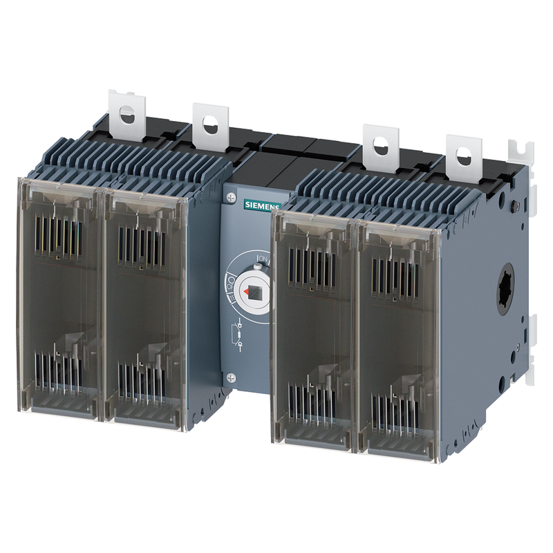 SIEMENS 3KF34250MF11 Switch disconnector with fuse 250 A, size 3, 4-pole for LV HRC fuse size 0