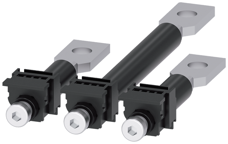 SIEMENS 3VA91330QE00 Rear connection stud flat, 3 units, accessories for: 3VA4/5 125