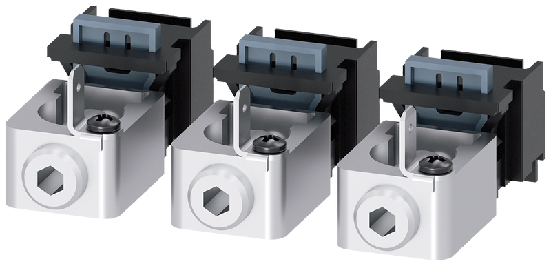 SIEMENS 3VA91330JG11 Circular conductor terminal, control wire voltage tap, 3 units, for 3VA4/5 125