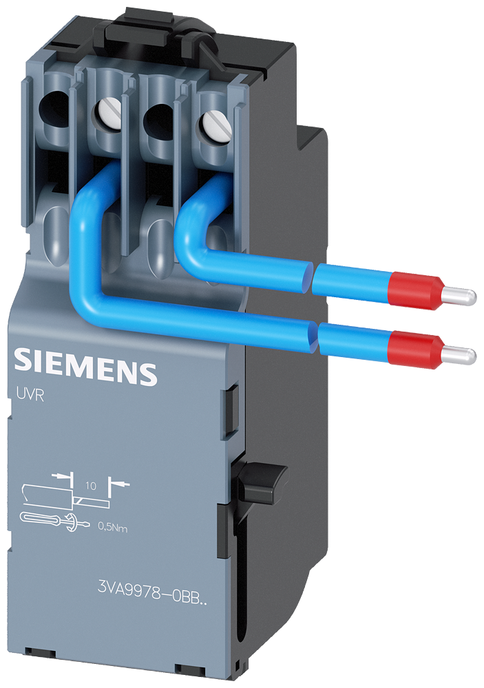 SIEMENS 3VA99780BB10 undervoltage release 12V DC accessory for: 3VA4/5/6