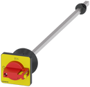 SIEMENS 3LD9343-5CA Door-coupling rotary operating mechanism, red/yellow 48x48 mm, front mounting