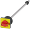 SIEMENS 3LD9343-5CA Door-coupling rotary operating mechanism, red/yellow 48x48 mm, front mounting
