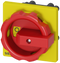 SIEMENS 3LD9344-5C Rotary operator, red/yellow 66x66 mm, front mounting, center-hole mounting 22.5 mm