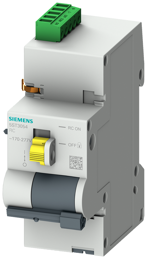 SIEMENS 5ST3054 Remote operating mechanism basic, 230V AC. 2 MW for CB up to 4P, RCBO up to 3P