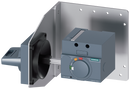 SIEMENS 3VA9137-0PK51 Side wall mounted rotary operator standard IEC IP65 with mounting bracket for 3VA5 125