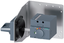SIEMENS 3VA9137-0PK53 Side wall mounted rotary operator standard IEC IP65 with mounting bracket for 3VA5 125