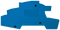 SIEMENS 8WH9004-1SA00 ALPHA, cover, for N conductor isolating terminals, terminal size 6 mm2, W: 2 mm, blue