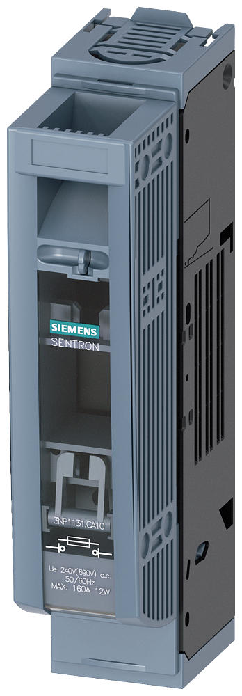 SIEMENS 3NP11311CA10 SENTRON, 3NP1 fuse switch disconnector, 1-pole, NH00, 160 A
