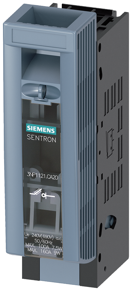 SIEMENS 3NP11211CA20 SENTRON, 3NP1 fuse switch disconnector, 1-pole, NH000, 160 A