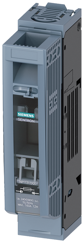 SIEMENS 3NP11311CA20 SENTRON, 3NP1 fuse switch disconnector, 1-pole, NH00, 160 A