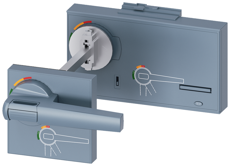 SIEMENS 3VW97270FK21 Door-coupling rotary operating mechanism, standard, accessory for circuit breaker 3VA27