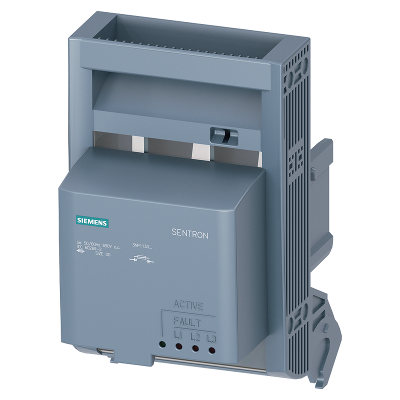 SIEMENS 3NP19331GB42 Fuse carrier with EFM15, for size NH00 3-pole, 190 - 690 V AC (L-N) accessory