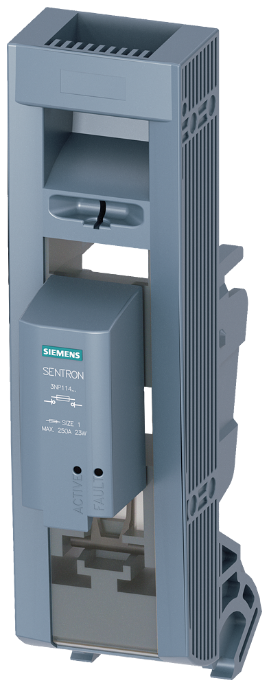 SIEMENS 3NP19411GB43 Fuse carrier with EFM15, for size NH1 1-pole, 24 - 230 V AC / 24 - 250 V DC